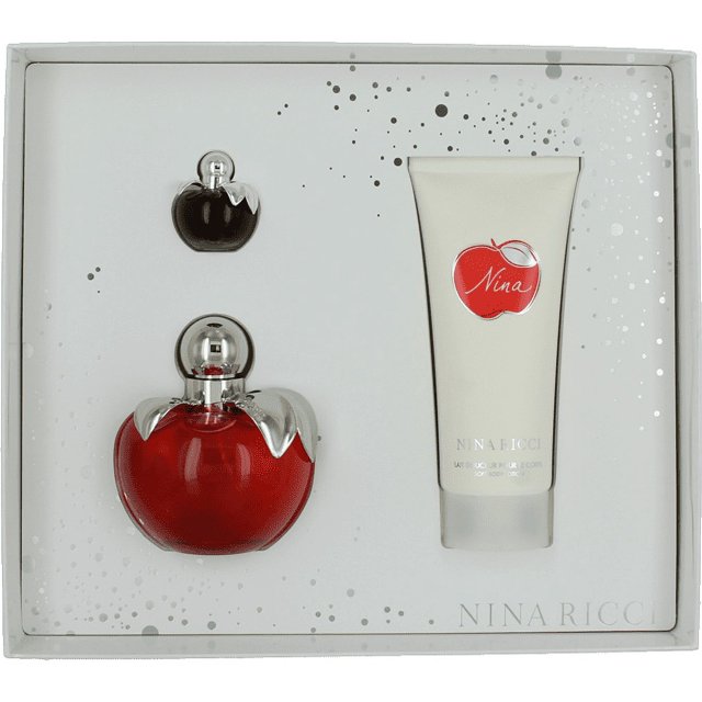 Nina By Nina Ricci For Women Set: EDT+Body Lotion+EDT Mini