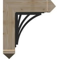 thumbnail image 3 of 3 1/2"W x 18"D x 20"H Nevio Arts & Crafts Ironcrest Smooth Bracket, Douglas Fir (1 1/2"W x 10"D x 12"H Iron Bracket), 3 of 5