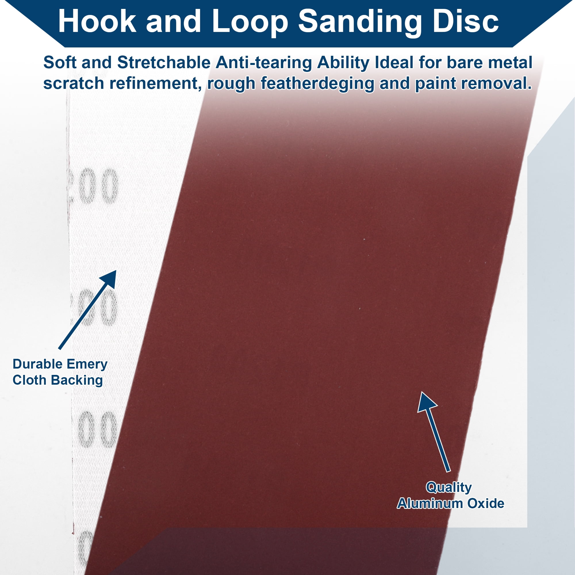 Unique Bargains Hook and Loop Longboard Sandpaper Roll 393.70" x 3.94" 1 Pc P1200