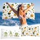thumbnail image 1 of Xihbxyly Toalla de Playa de Microfibra, Superligera y Resistente a La Arena, de Secado Rápido, Compacta, Ideal para Piscina, Camping y Senderismo, 76 X 152 Cm, Multiusos., 1 of 6