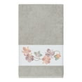 thumbnail image 3 of Authentic Hotel and Spa  Turkish Cotton Floral Vine Embroidered Light Grey 8-piece Towel Set, 3 of 5