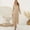 Beige, variant on Women Formal Wedding Bridesmaid High-waist Party Prom Gown Dress Dress for Women Peach Casual Dress Ruffle Dress for Women Summer Dresses for Women Casual Summer V Neck Women Dresses below The Knee