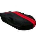 thumbnail image 3 of C8 Corvette Ultraguard Plus Car Cover - Indoor/Outdoor Protection: C8 Stingray, Z51, Z06 Black with Red Stripes, 3 of 8