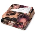 thumbnail image 3 of Jennifer Love Hewitt Blanket Beautiful #1 Super Soft Throw Blanket Silky Flannel Lightweight for Sofa, Bed Blanket All Season Use 30"*40"（76 * 100cm）, 3 of 6
