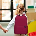 thumbnail image 3 of Xihbxyly Mochila Pequeña, Diseño de Color Sólido, Ligera y Duradera, Fácil de Limpiar, Perfecta para Preescolar y Días Informales, Correas Ajustables Cómodas, Ideal para Excursiones de Un Día, Tamaño, 3 of 6