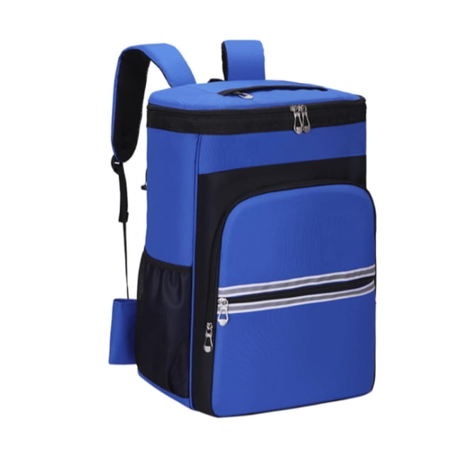 Mochila de almacenamiento de limpieza, bolsa para suministros de limpieza, bolsa de almacenamiento impermeable multifuncional portátil, utensilio domé Azul