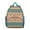 Blue-green-1, variant on Deer Lover Student Backpack – Vintage Forest Print With Nordic Geometric Design Rustic Woodland Buck Art Aesthetic Nature Theme