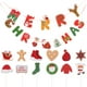 thumbnail image 1 of KAKOWELY 1 juego de pancartas navideñas colgantes de papel para fiestas, decoraciones colgantes para tartas, 1 of 5