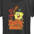 thumbnail image 3 of SpongeBob SquarePants - Arrr Ye Ready For Halloween - Women's Short Sleeve Graphic T-Shirt, 3 of 6