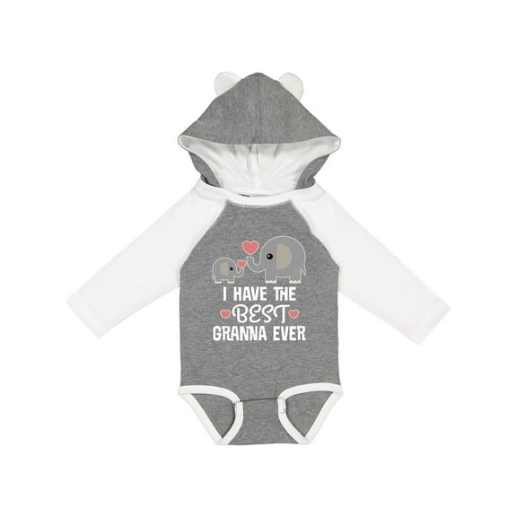 Inktastic Best Granna Ever Grandchild Boys or Girls Long Sleeve Baby Bodysuit