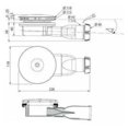 thumbnail image 2 of Flat shower drain dome ABS 30720138, white, compatible with Oral-B, 2 of 3