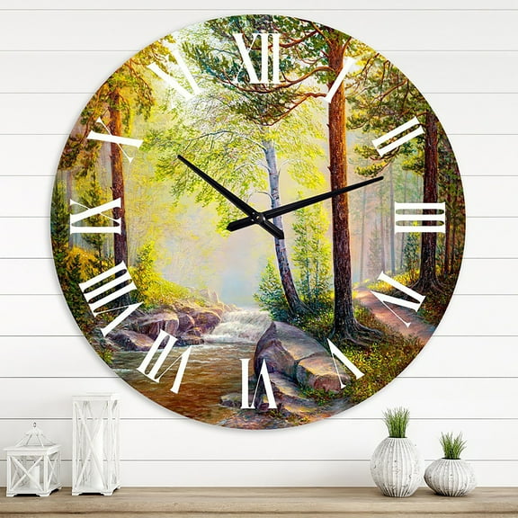 Designart 1 in Traditional Wall Clock