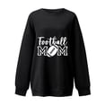 thumbnail image 2 of Gibobby Sudadera oversize mujer Sudadera de forro polar de gran tamaño con cuello redondo y manga larga con hombros caídos(Negro,G), 2 of 5