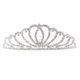 thumbnail image 1 of Heart Shape Tiara Crown Sparkling Rhinestone Tiara Wedding Pageant Tiara Crown Bridal Hair Accessories, 1 of 3