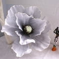 thumbnail image 3 of New Photo Props 30cm Window Display Linen Large Artificial Flower Artificial Flower Giant Simulation Poppy Flower Background Wall ORANGE, 3 of 8