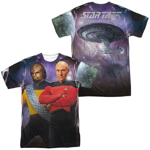 Trevco Mens Star Trek Long Panel Adult T-Shirt