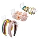 thumbnail image 3 of Bearachild Percha acrílica de 6 uds., estante transparente y elegante para sujetar accesorios para el cabello en su lugar, duradero y grueso Decoración del hogar, 3 of 6
