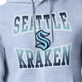 thumbnail image 3 of Men's Starter Gray Seattle Kraken Comic Style Team Graphic Hoodie, 3 of 3