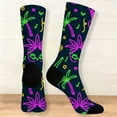 thumbnail image 4 of Stockings AURORADY Animal Knitted Cute Socks Mid Socks, Pilates Socks Green, 4 of 9