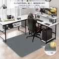 thumbnail image 3 of Chair Mat for Hart Floors Area Rug JAYFAN Office Chair Mat About 39" X 55" Desk Carpet Anti Slip Floor Mat Rug Gripper Floor Protector Non Slip Rug Pad, 3 of 7