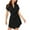 Black, variant on Plus Size Dresses for Womens 2025 Fashion Fallow Lapel Sleeveless Button Streak Dresses