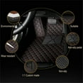 Custom Faux Leather Car Floor Mats Fit for 98 Sedan SUV Sports Car
