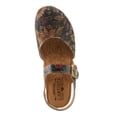 thumbnail image 3 of Spring Step L’Artiste Women's Koraline Mary Jane Flat Shoes – Hand Painted Floral Leather, Cushioned Microsuede Footbed, Adjustable Ankle Strap, 2″ Cork Wedge Heel, 3 of 8
