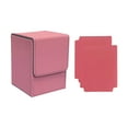 thumbnail image 5 of GARENDE Card Deck Box Collectible Game Holder Baseball Card Gathering Card Protectors PU Pink, 5 of 9