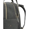 thumbnail image 4 of Dabney Lee Baby Harbour Expansion Backpack Diaper Bag Grey, 4 of 5