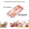 thumbnail image 4 of Palm Size Refillable Dental Floss Picks 2 Case,Travel Toothpicks Purses,No Shred Toothpicks Sticks,Ultra Small Dental Care Tools(Pink,2Pcs), 4 of 6