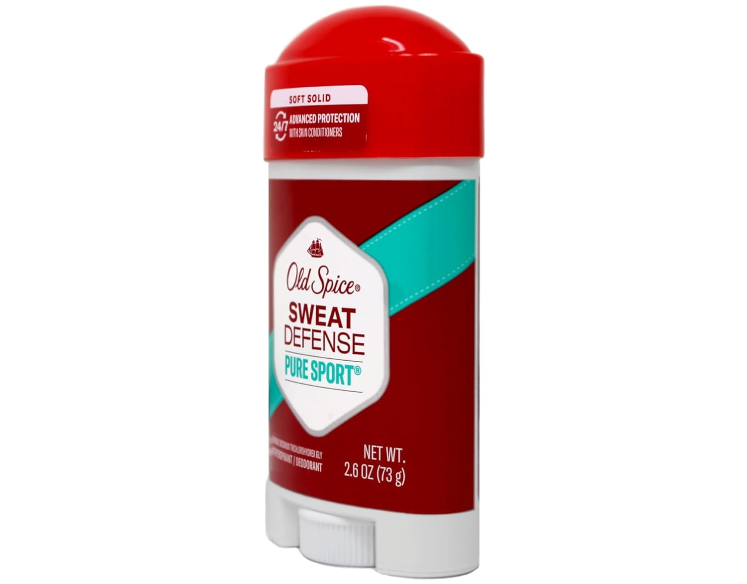 Old Spice Hardest Working Collection Sweat Defense Anti-Perspirant & Deodorant, Pure Sport Plus 2.60 oz (Pack of 2)