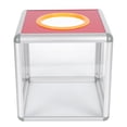 thumbnail image 1 of Miangastore Raffle Box Compact Lottery TicketS Holder Square Raffle Container Game Accessory, 1 of 9