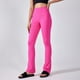 thumbnail image 2 of Pantalones deportivos de yoga: leggings acampanados de cintura alta, nailon y spandex, ropa deportiva elegante, cómodos y elásticos., 2 of 5