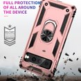 thumbnail image 7 of Designed for Google Pixel 7 Pro Case, Military Grade Protective Phone Case Cover with Enhanced Metal Ring Kickstand [Support Magnet Car Mount] Compatible with Google Pixel 7 Pro, Rosegold, 7 of 7