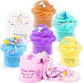 thumbnail image 4 of Mantequilla Slime Kit Ammy Glow Jumbo con 20 unidades de limo perfumadas de 70 ml, 4 of 6