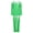 Green, variant on 2 Piece Women's Pajamas Sets Long Sleeve Lounge HomewearSoft Ladies Pjs Sets for Women S-3XL