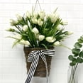 thumbnail image 5 of Floral Ornament for Home Elegant for Doors and Windows Live Courtyard Indoor Seasonal Display High- Polyester, 5 of 6