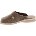 thumbnail image 2 of SC Home Collection Womens 12317 Natural Wool Embroidered Cozy House Slippers Made in Europe, 2 of 4