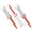 Red, variant on Rupoun Foldable Training Golf Tee Anti Flying Rotatable Practice Accessories Ball Studs for Golf Course Driving Range Equipment High Durability Orange 3.15 inches / 8 cm