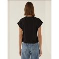 thumbnail image 7 of Basic Crew Neck Cropped T-Shirt, 7 of 7