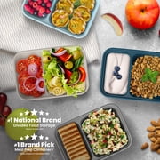 Bentgo Compartment Snack Containers Plastic 4.2 × 6.1 × 2.3 inches Silver