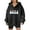 Black, variant on Cute Snowman Christmas Hoodies for Women 2025 Long Sleeve Holiday Graphic Hooded Sweatshirt Pullover Tops
