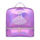 thumbnail image 1 of Mochila de baile de ballet, bolsa de gimnasio informal con compartimento para zapatos para viajes y gimnasia Púrpura, 1 of 8