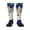 1 Black, variant on Starry White Horse Pattern Women’s Knee High Crew Socks,Trouser Socks Comfortable, Breathable, Moisture-Wicking and Soft