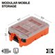 thumbnail image 2 of Organizador de herramientas Klein Tools 54500MBX de 10 compartimentos, 2 of 8