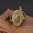thumbnail image 3 of FENGGUIQU Estatua De Animal En Latón Dorado Para Casera Con Base Estable, 3 of 8