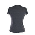 thumbnail image 2 of Charter Club  Heather Charcoal Cap-Sleeve Pleather-Trim Tee XS, 2 of 2