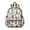 Highland Cow and, variant on Highland Cow and Butterfly Print Backpack for School, Cute School Bag with Adjustable Shoulder Straps and Padded Back, 13.4"x11"x4.7"