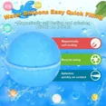 thumbnail image 5 of Outdoor Summer Fun: 12 Reusable Water Balloons with Mesh Bag - Family Friendly, 5 of 5