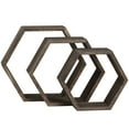 thumbnail image 5 of NEX Rustic 3" x 15" Dark Brown Floating Shelf Set of 3, 5 of 7